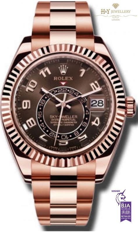 rolex sky dewller rose gold price|rolex sky dweller price range.